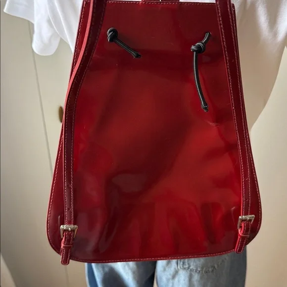 Furla Red Patent Leather Bag - Picture 9 of 9